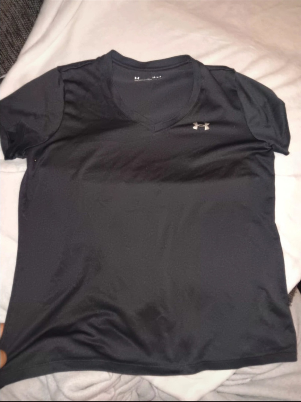 LG Black Under Armour HeatGear Performance Tee